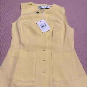 Endless Rose Butter Yellow Vest